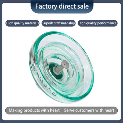 QOCI ELECTRIC 70KN anti-fouling tempered glass insulator U70bp（Starting from 1000，Specific price consulting customer service） Anti-Pollution glass Insulator