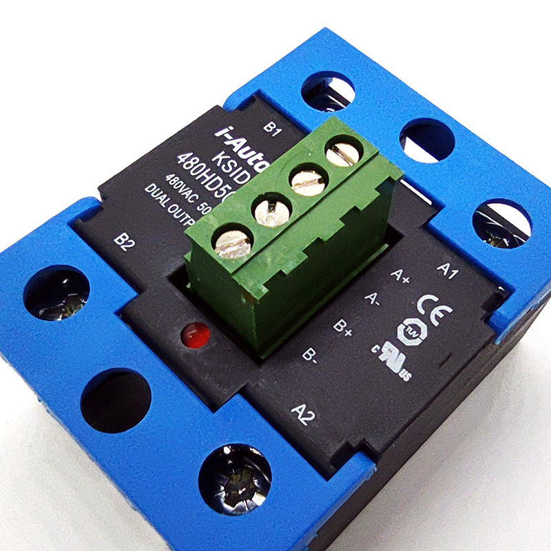 i-Autoc KSID Dual channel AC Output Solid State Relay with different option of input connector  available (Request customer service for specific prices)