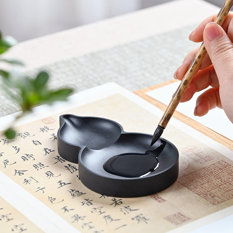XUANYAN Fu Lu inkstone   The four treasures of the Wenfang mill the old inkstone