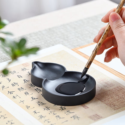 XUANYAN Fu Lu inkstone   The four treasures of the Wenfang mill the old inkstone
