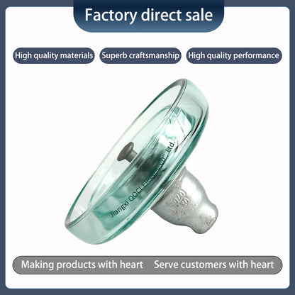 QUANXIN 70KN anti-fouling tempered glass insulator U70bp（Ask customer service for specific prices）Hollow Insulators  Composite insulator