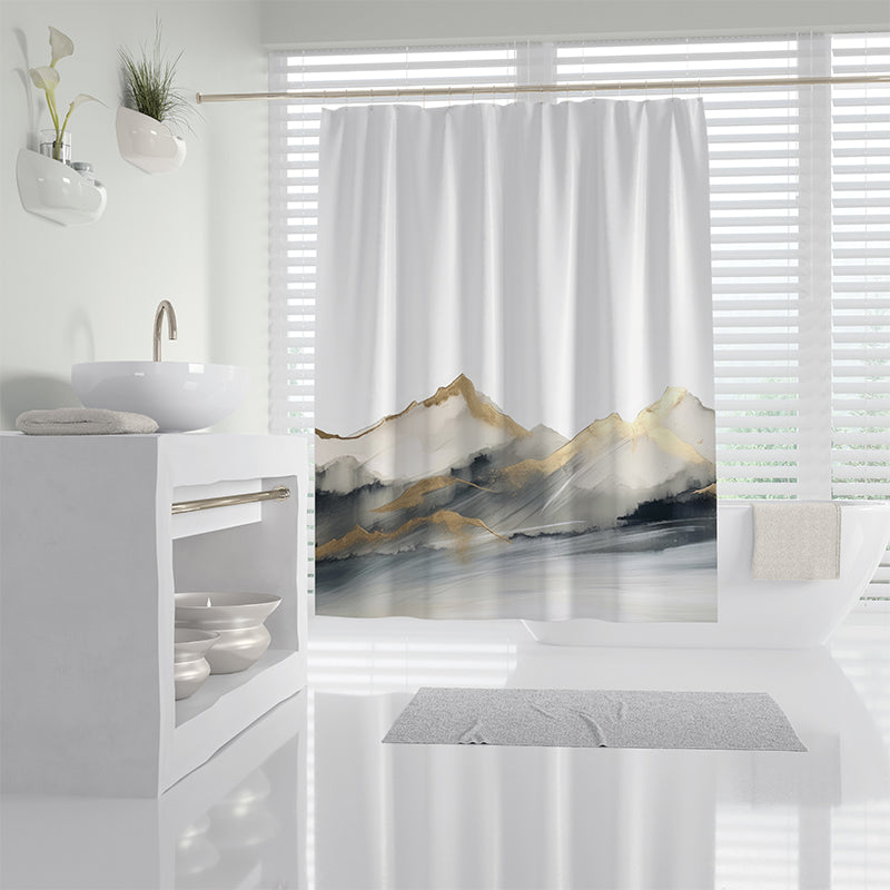 ZHENGYANG Shower curtain 3（Ask customer service for specific prices） Thickened tarp shower curtain