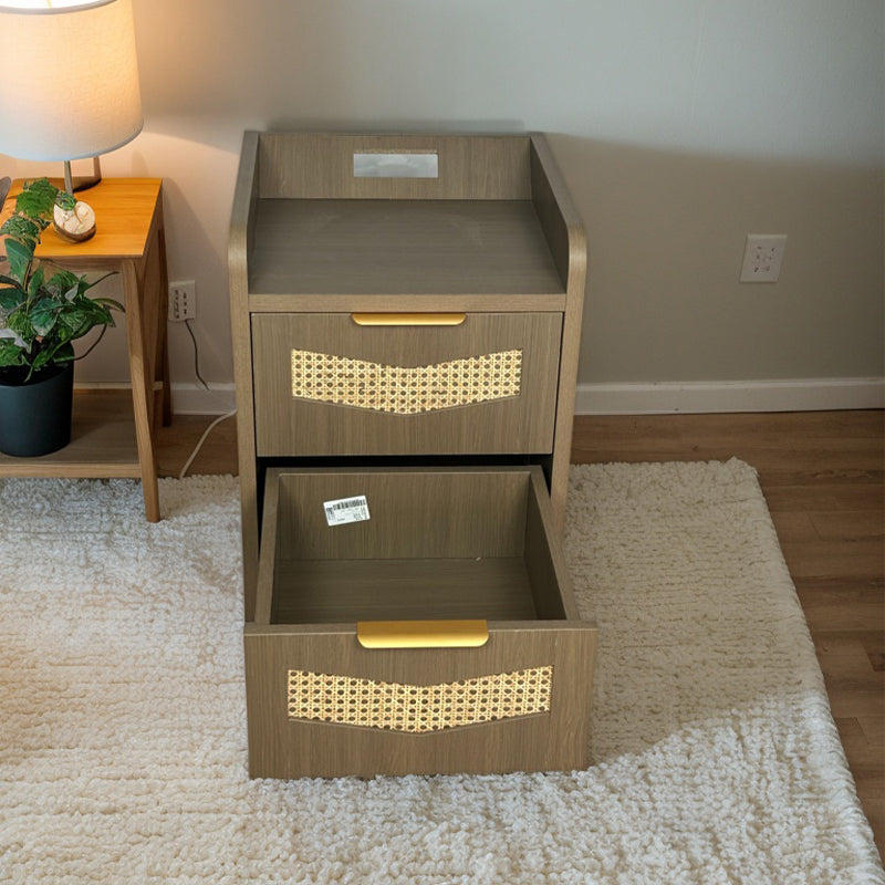 TONGLI bedside table（Ask customer service for specific prices）Solid wood three drawer nightstand  Storage Cabinet Mini Bedside