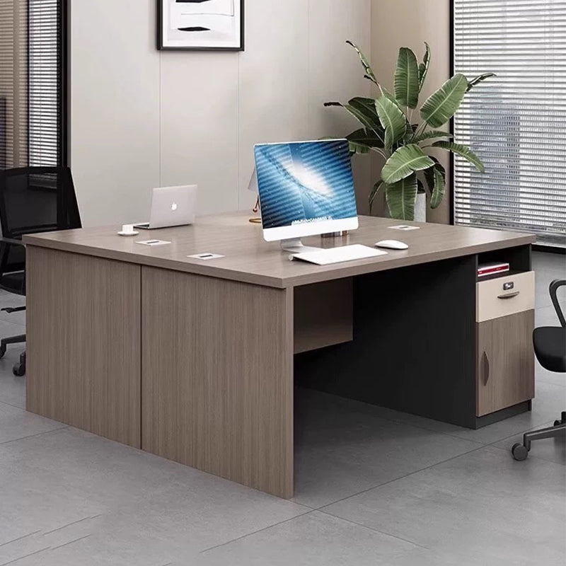 HENGLONG Office desk and chair（Ask customer service for specific prices） Simple modern office furniture boss table