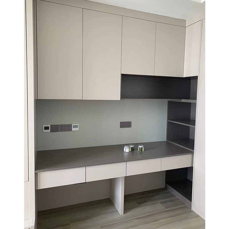 HUIBANG Simple Luxury Series MULTI-PARTITION DESIGN DESK（Products can be customized, price ask customer service）Multi-partition design desk  Large capacity storage drawer doors