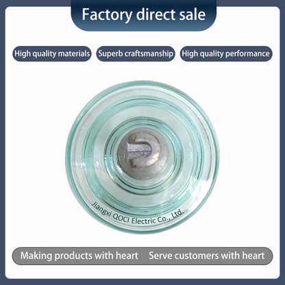 QUANXIN 70KN anti-fouling tempered glass insulator U70bp（Ask customer service for specific prices）Hollow Insulators  Composite insulator