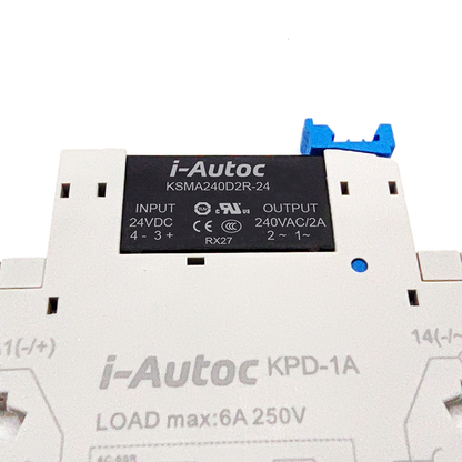 i-Autoc KSMA/KSMD Single Phase AC/DC Output Solid State Relay with Plug-in Socket Available. (Request customer service for specific prices)