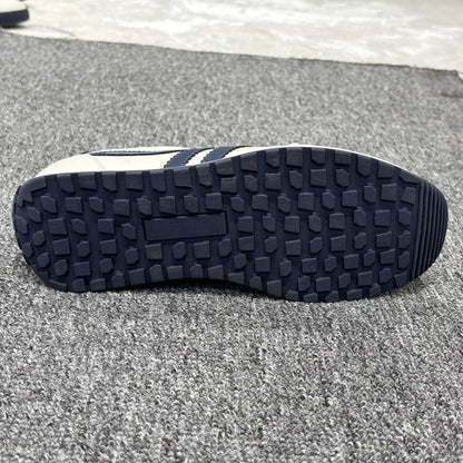 YONGJIA Spring new leather head layer cowhide Gump shoes fashion single shoes men's shoes all match flat comfortable sports casual shoes (85855-22)