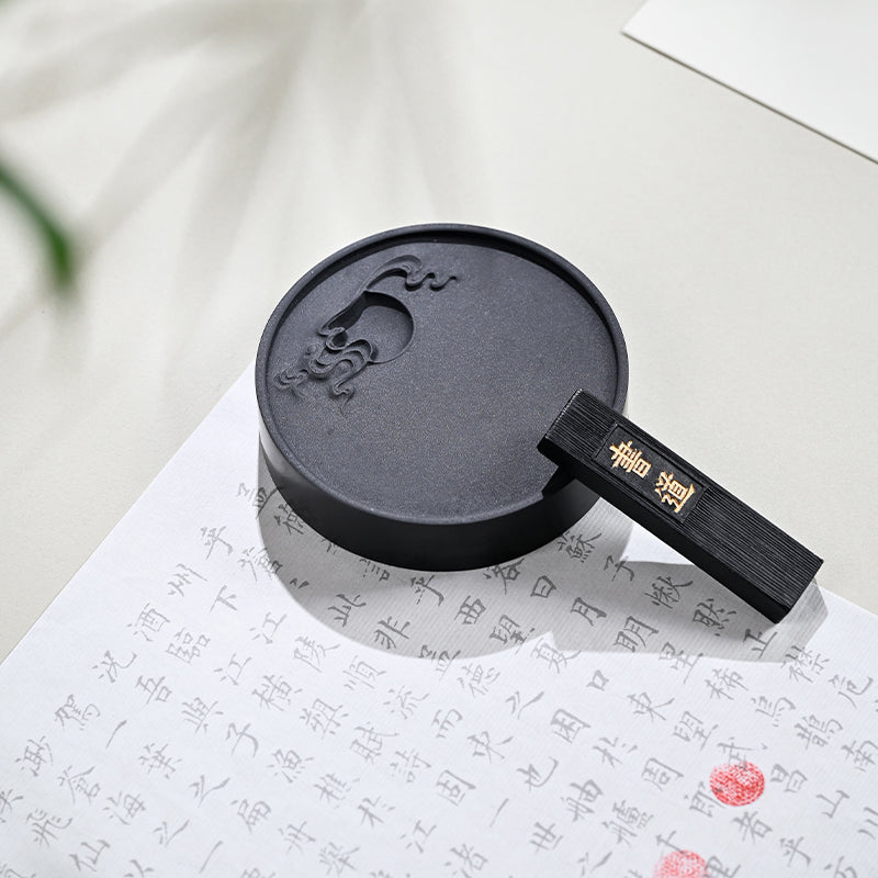 XUANYAN Pinghu autumn moon   Primary custom gift box entry brush painting and calligraphy