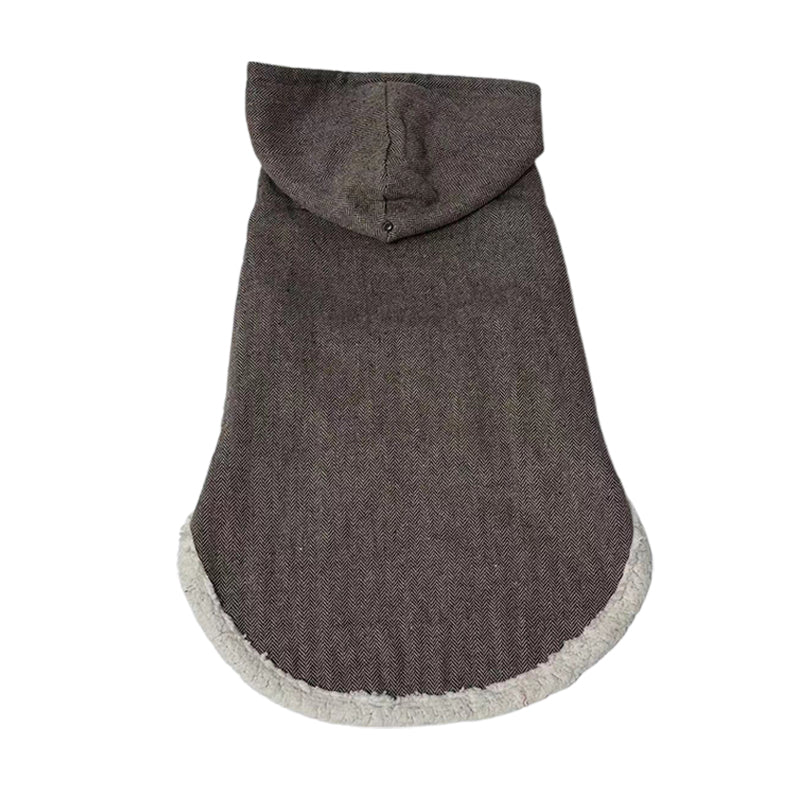 CHAOHUA Fashionable Hooded Trench Coat   Anti-Shedding Vest  Thermal Fleece-Lined Vest