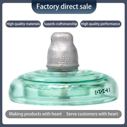 QOCI ELECTRIC 120KN anti-fouling tempered glass insulator U120bp（Starting from 1000，Specific price consulting customer service）Anti-Pollution glass Insulator