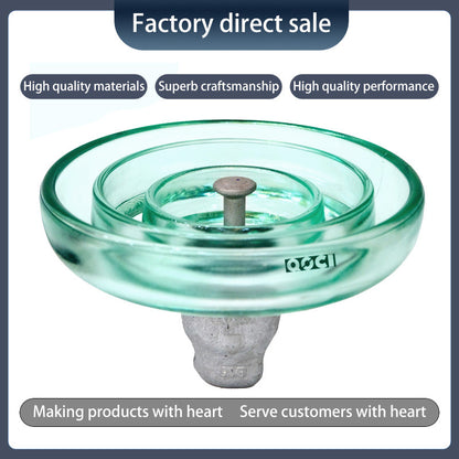 QOCI ELECTRIC 120KN anti-fouling tempered glass insulator U120bp（Starting from 1000，Specific price consulting customer service）Anti-Pollution glass Insulator