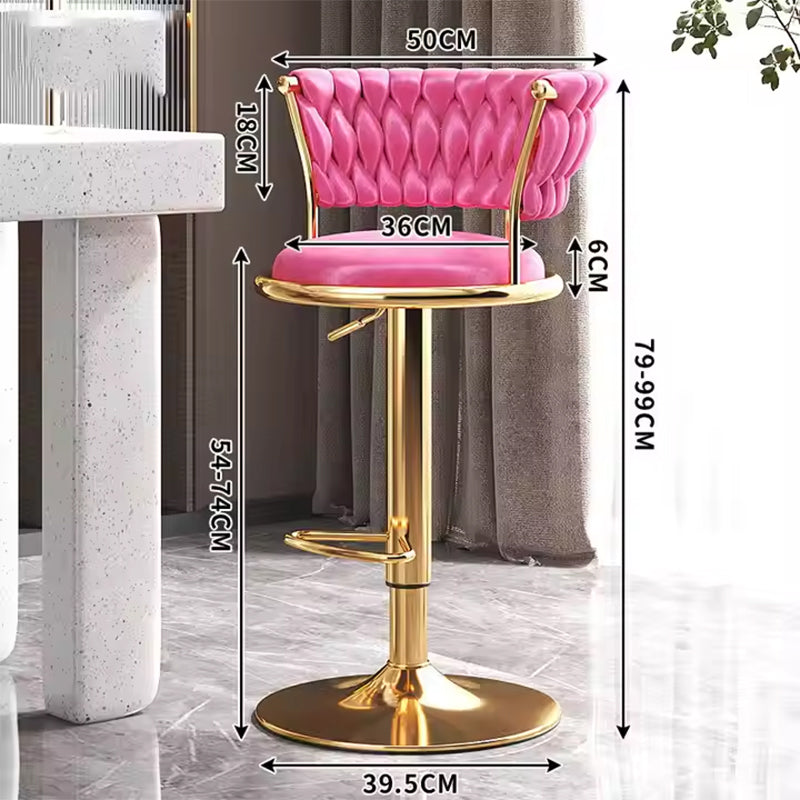 TONGLI Hotel Bar Stools  Light Luxury Bar Stools  Simple High Stool