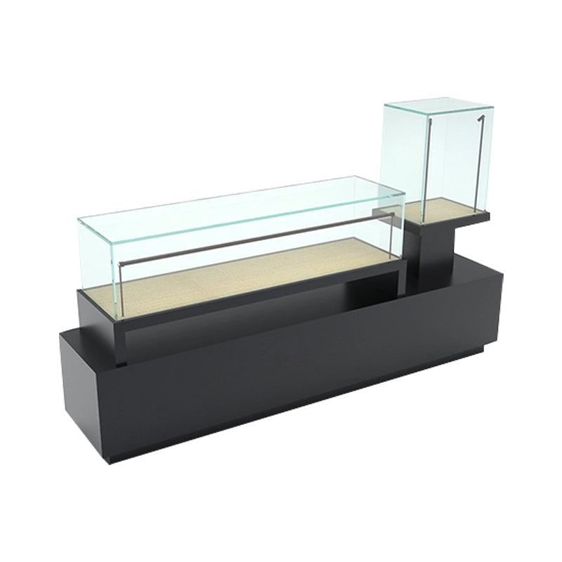 SUNTOP Museum Tube Display Case（Customized products, specific price ask customer service）Glass Exhibition Cabinet Artifacts Collection Fine workmanship