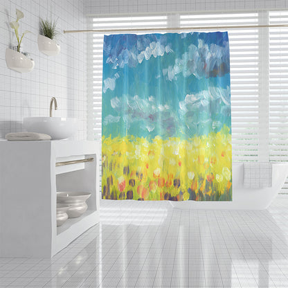 ZHENGYANG Shower curtain 5（Ask customer service for specific prices） Partition curtain light luxury high-grade thick shower curtain