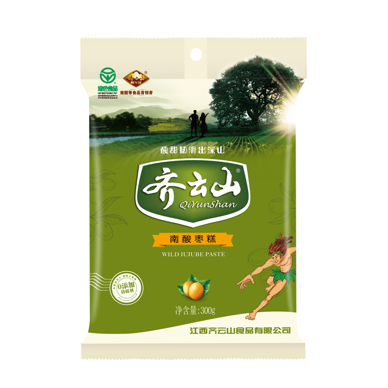 QIYUNSHAN  candied jujube cake  Wild Sweet and Sour Snacks  sour and sweet snack