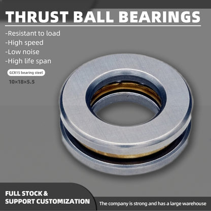 XINOU Thrust ball bearings F10-18M  Thin section bearings Ultra-thin section  High-speed motor bearings