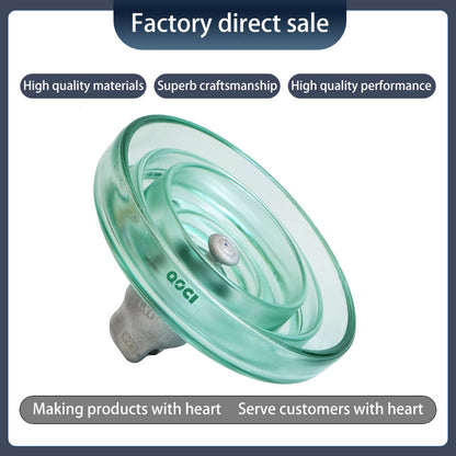QOCI ELECTRIC 160KN anti-fouling tempered glass insulator U160bp（Starting from 1000，Specific price consulting customer service）Anti-Pollution glass Insulator
