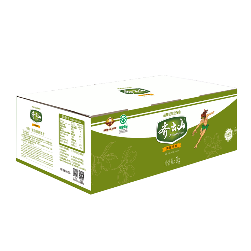 QIYUNSHAN  candied jujube cake  Wild Sweet and Sour Snacks  sour and sweet snack