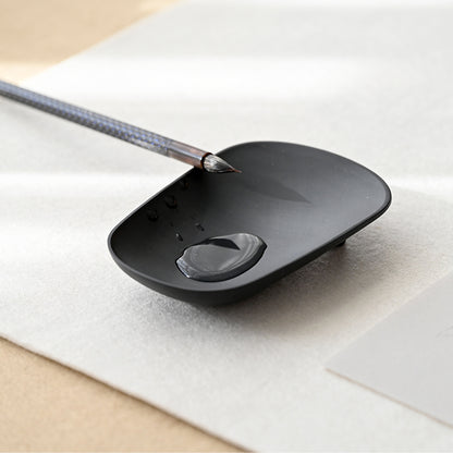 XUANYAN Fang Tang dustpan inkstone  Calligraphy dustpan Xuan inkstone portable