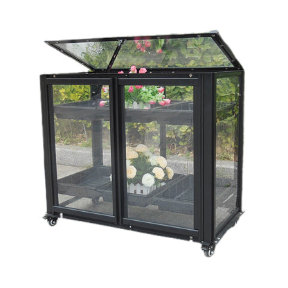 Growell  Balcony Greenhouse Outdoor only Mobile flower stand Waterproof and breathable