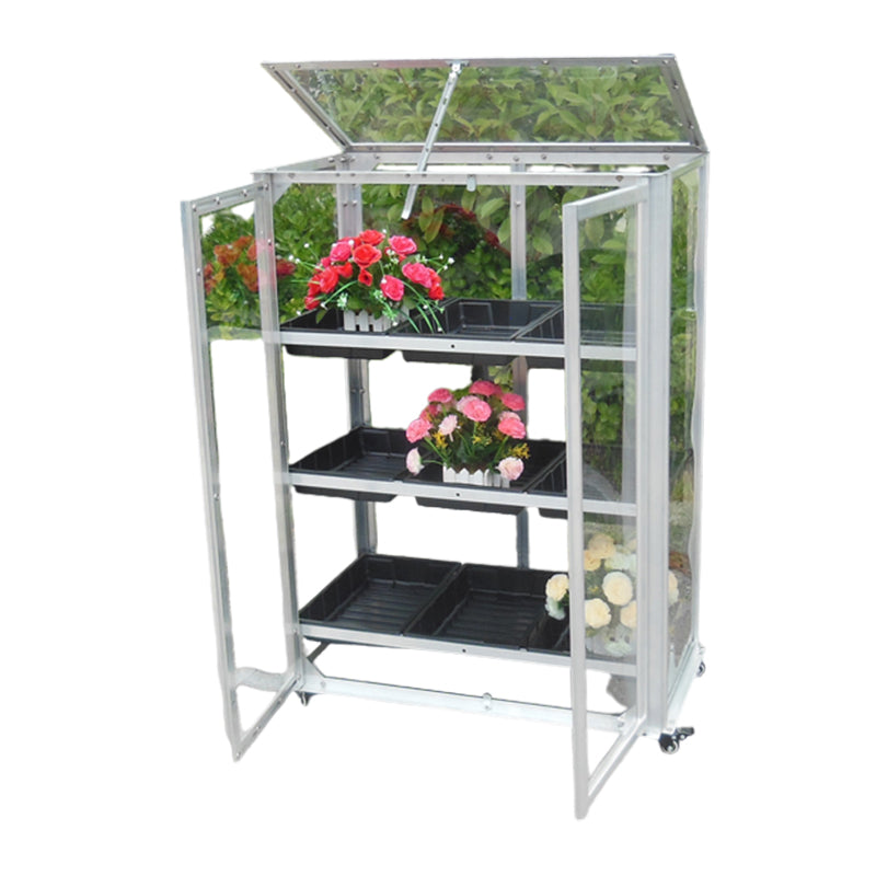 Growell  Balcony Greenhouse Outdoor only Mobile flower stand Waterproof and breathable