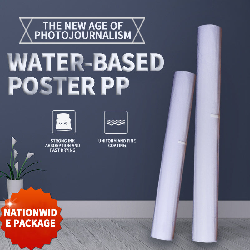YIXING Indoor water-based PP paper（Ask customer service for specific prices）Glossy indoor water-based PP paper  Waterproof coating indoor