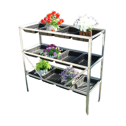 Growell  Shelf and Staging Display stand Stainless steel Flowerpot arrangement